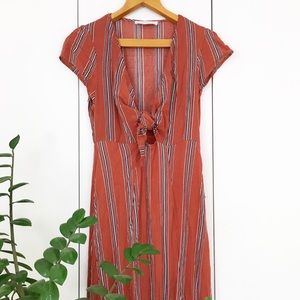 Maxi striped summer dress